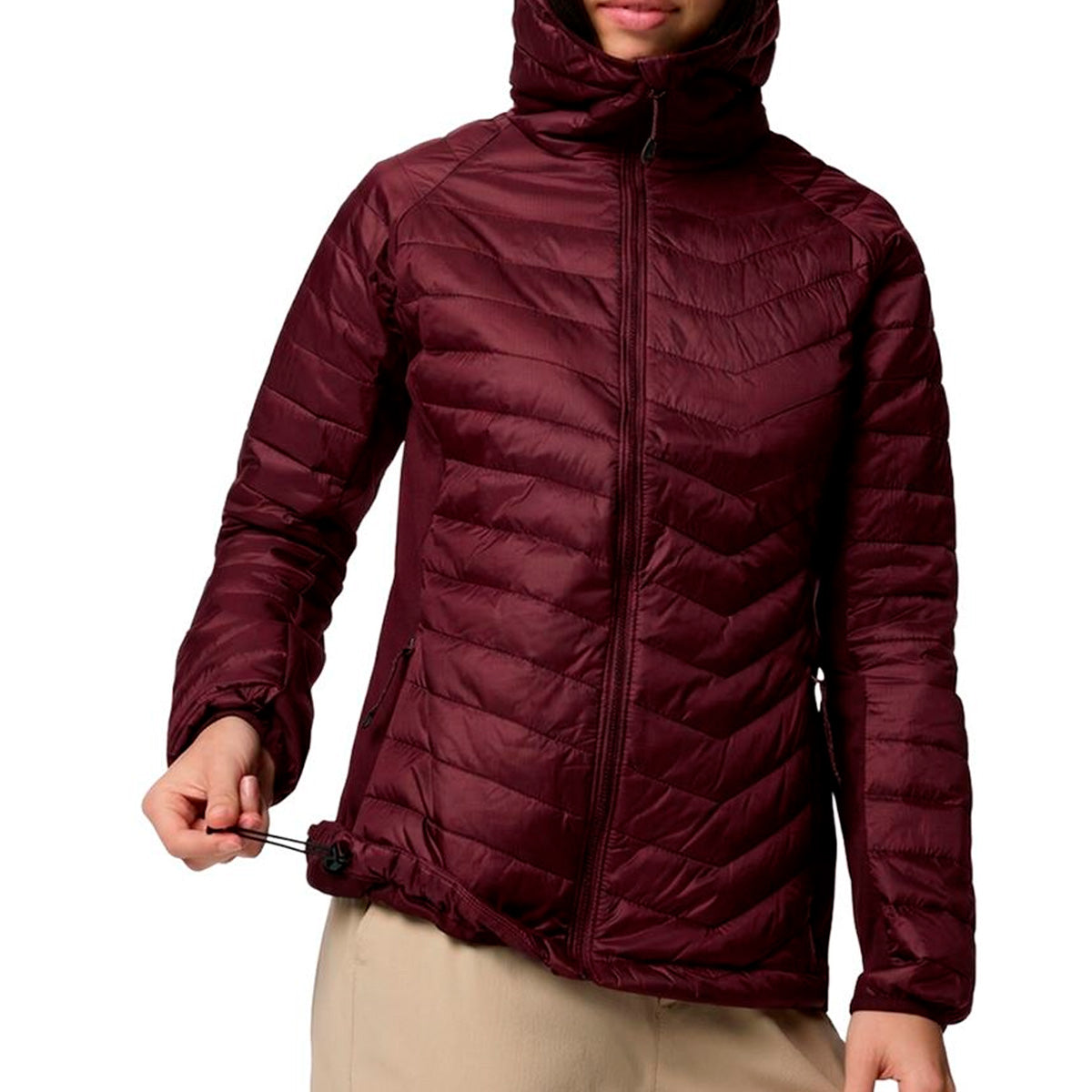 Chaqueta Powder Pass Ii Hybri Omni-Shield Bordó