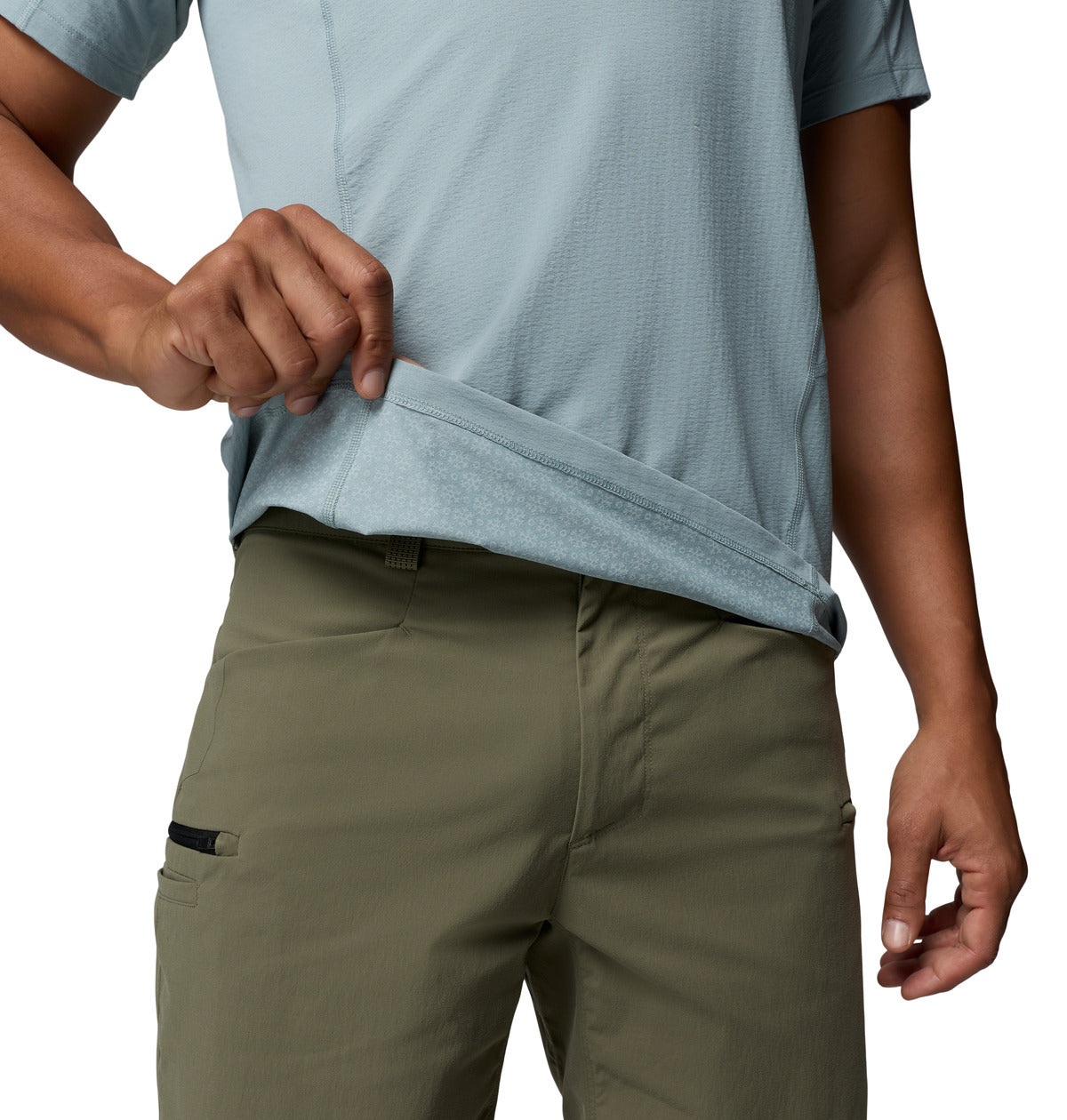 Remera Diamond Peak Short Omni-Freeze Azul