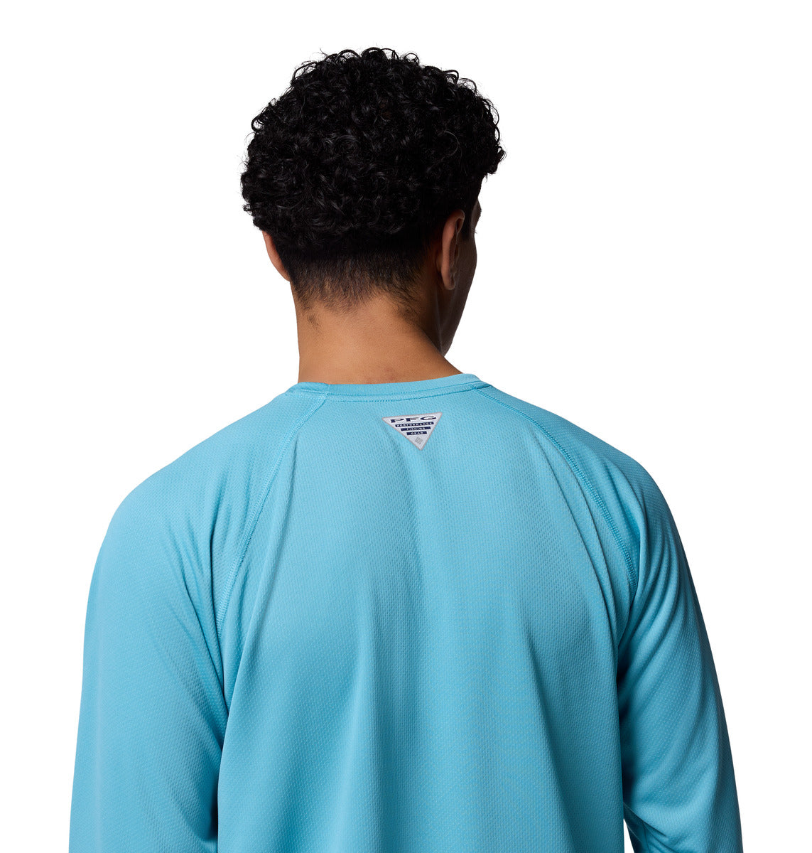 Remera Pfg Solar Stream Ls Omni-Wick Azul