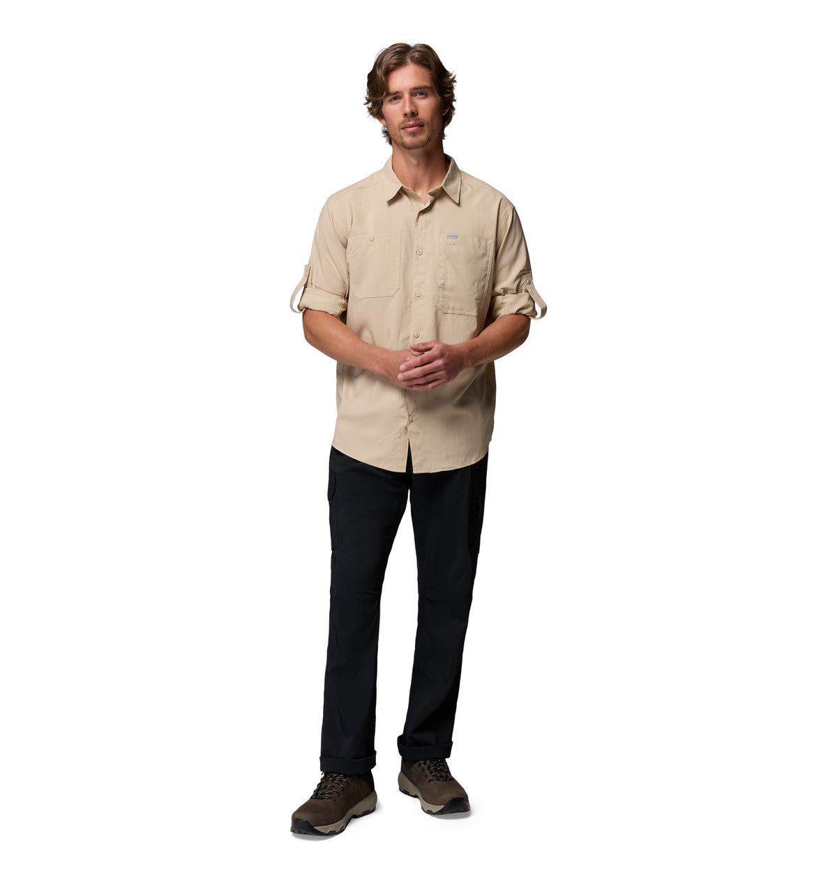 Remera Silver Ridge Utility Omni-Shade Beige