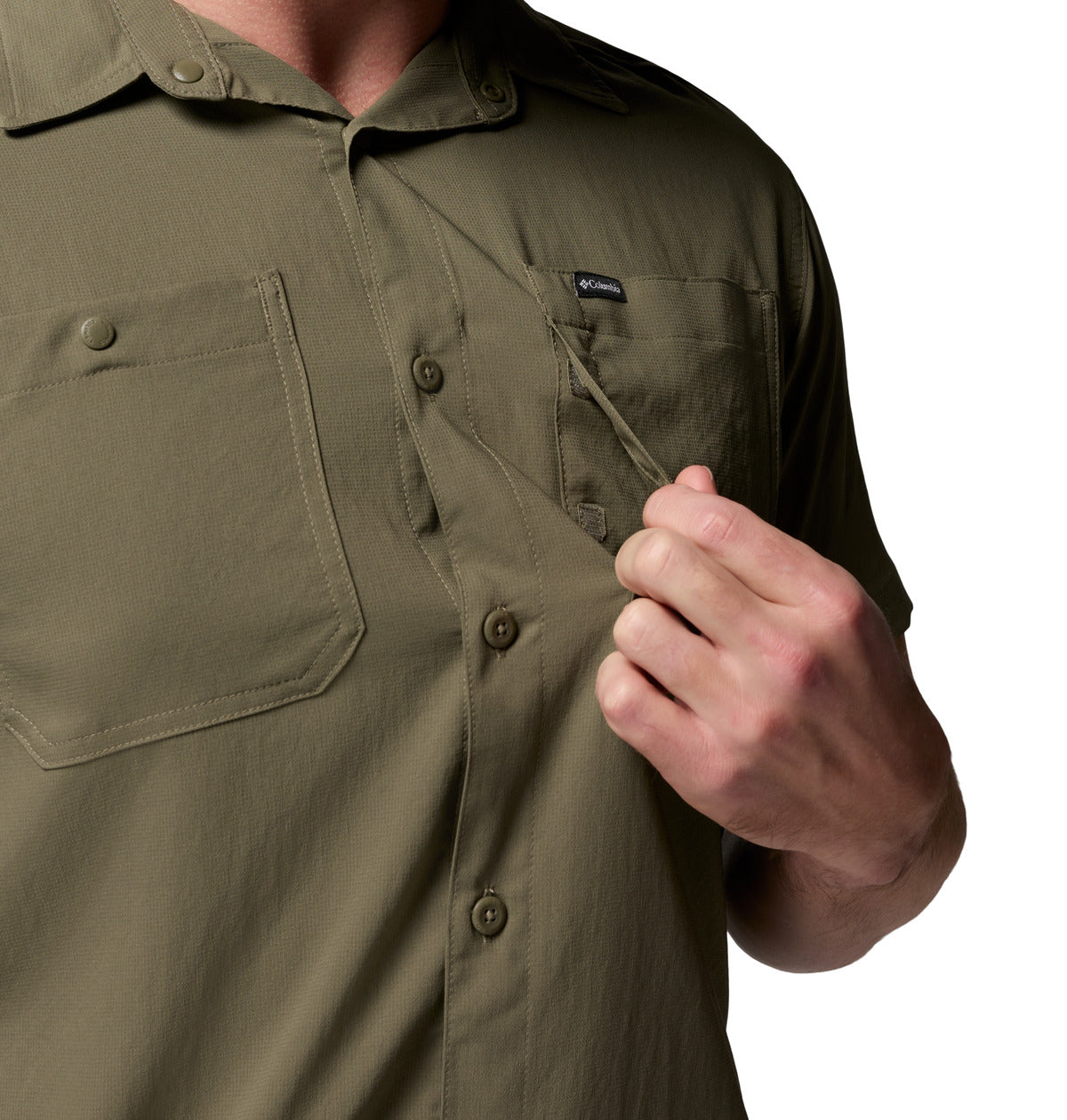 Remera Silver Ridge Ii Ss Omni-Shade Verde