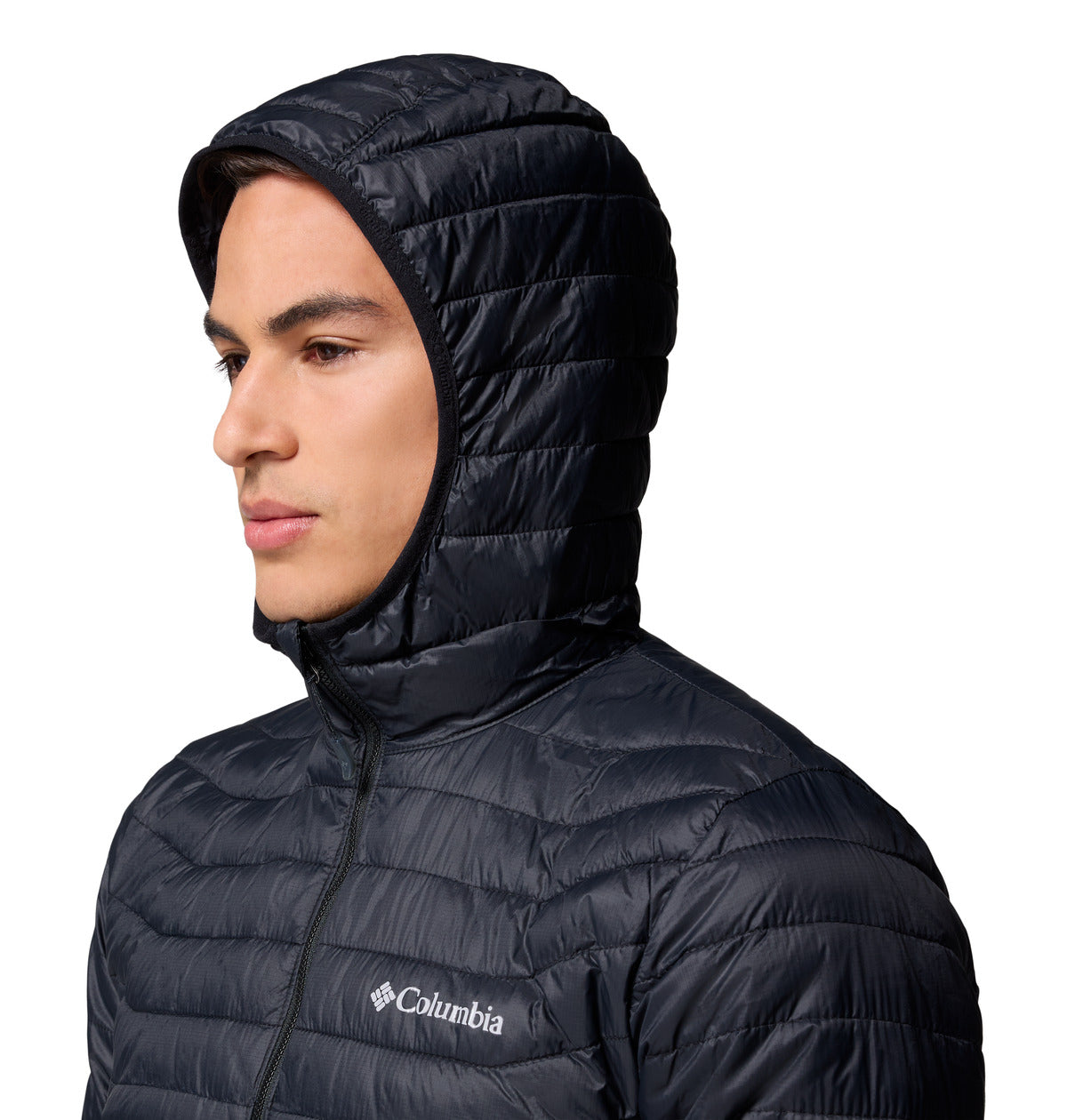 Cortaviento Powder Pass Hybrid Omni-Shield Negro