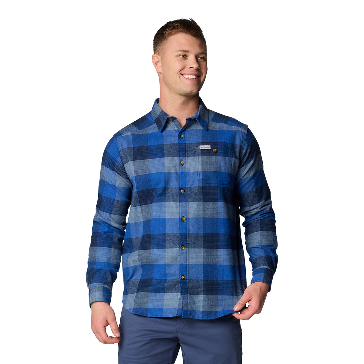 Camisa Manga Larga Cornell Woods  Azul Marino