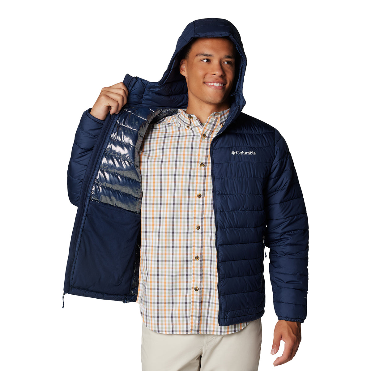 Campera Powder Lite Ii Omni-Heat Azul Marino