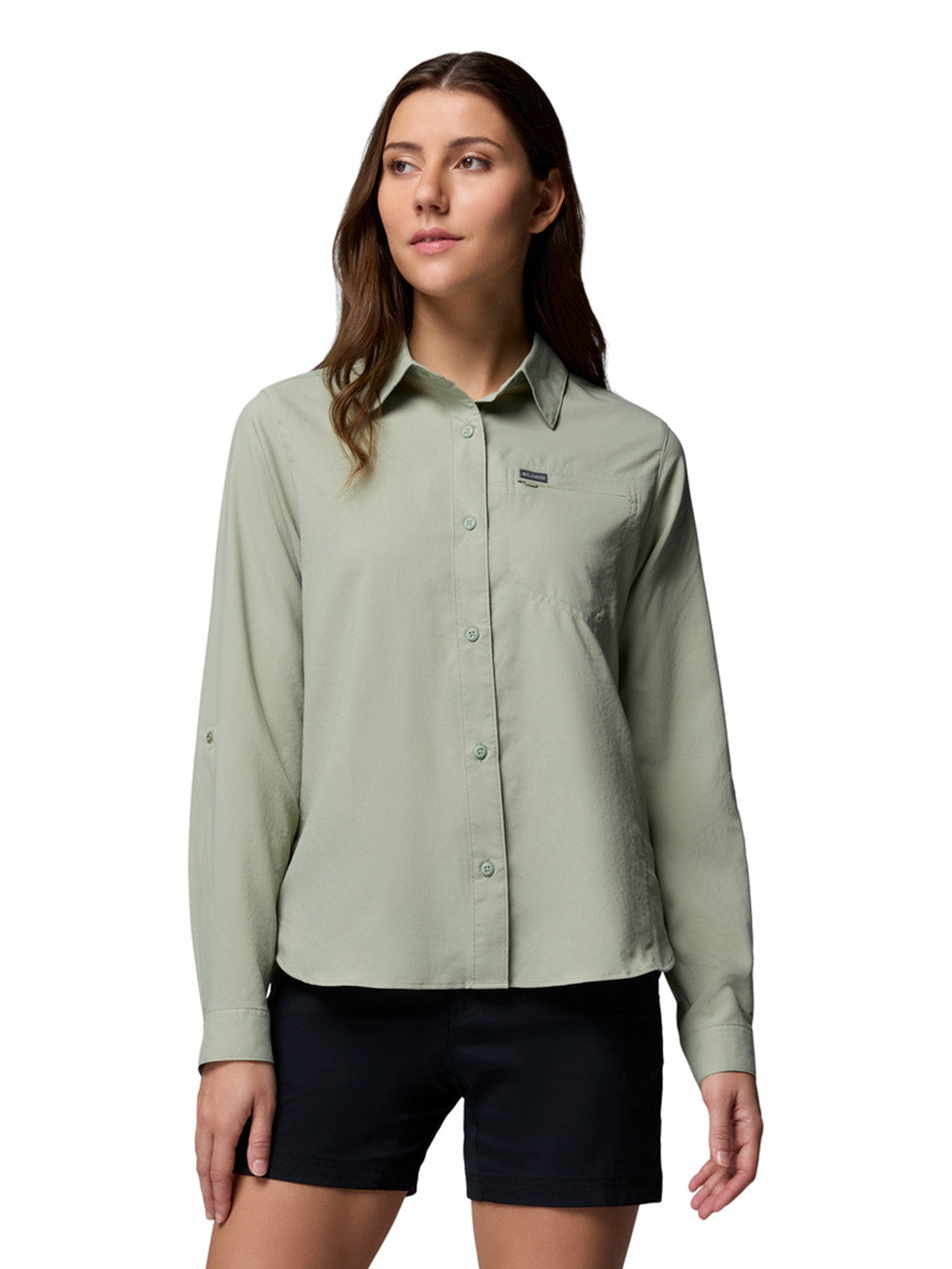 Remera Silver Ridge Utility Omni-Shade Verde