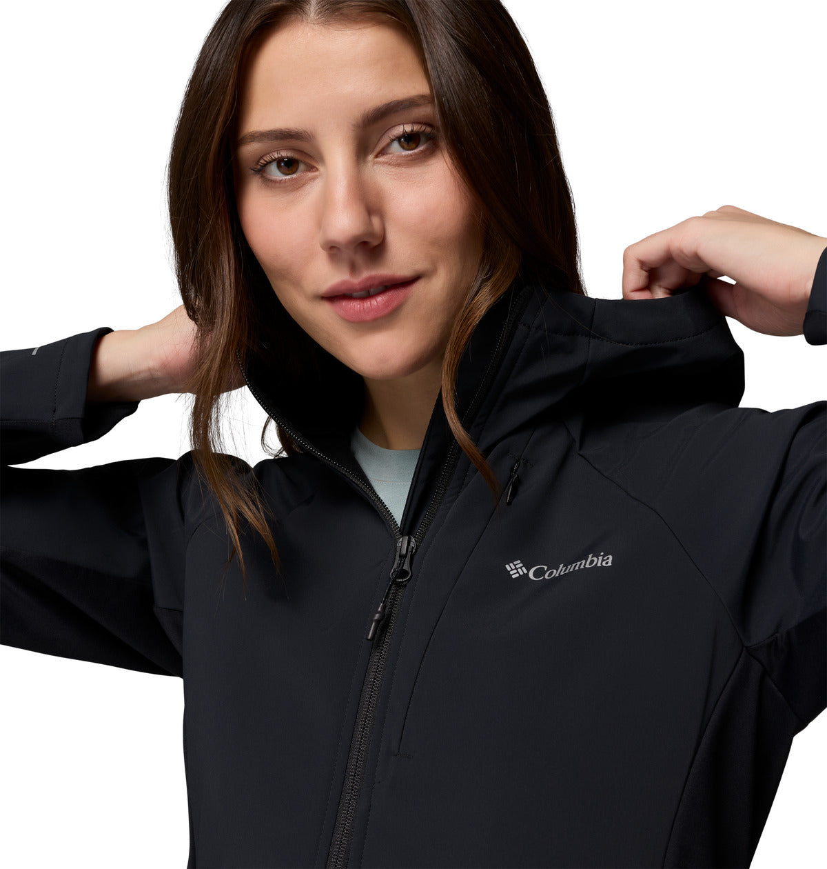Cortaviento Trailborne Softshell Omni-Shield Negro