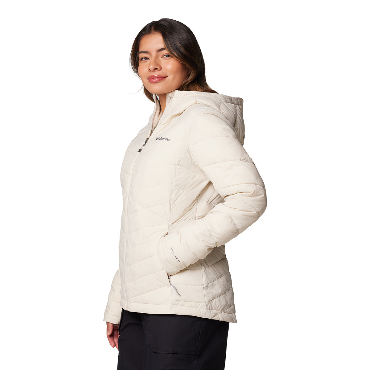 Campera Joy Peak Ii Hooded Omni-Heat Gris
