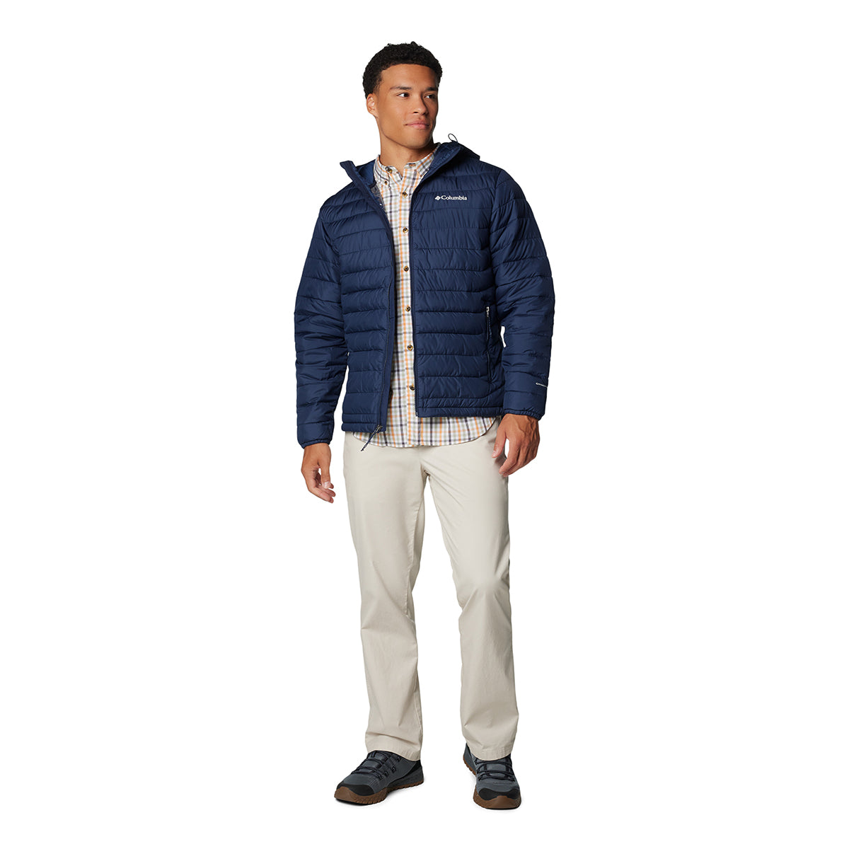 Campera Powder Lite Ii Omni-Heat Azul Marino