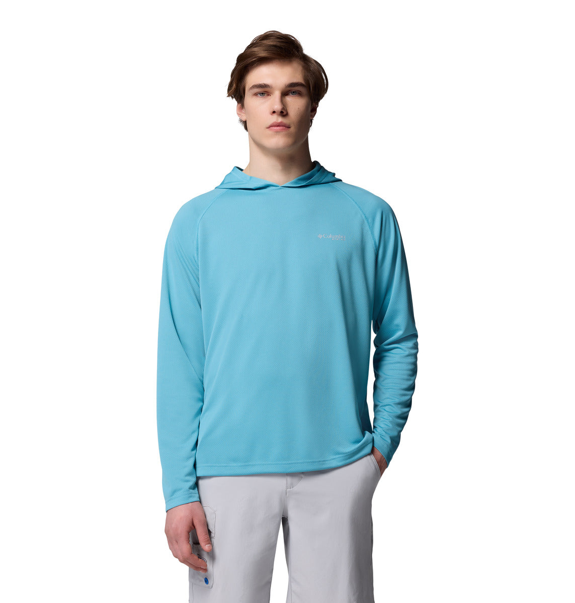 Remera Pfg Solar Stream Hoo Omni-Shade Azul