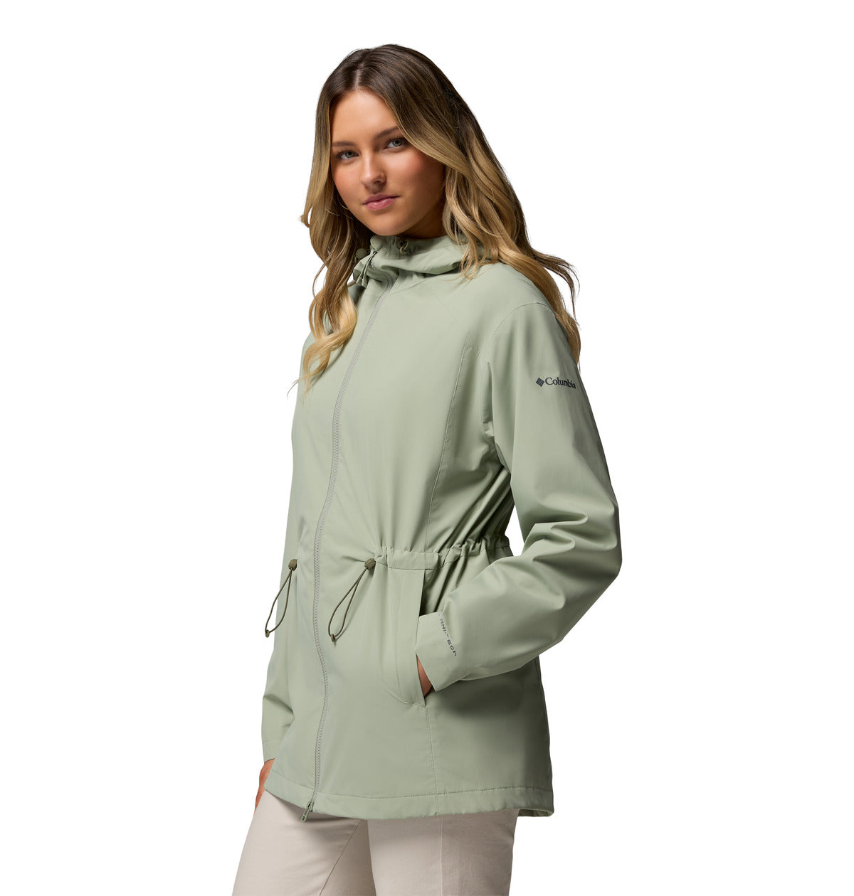 Impermeable Blossom Park Rain Omni-Tech Verde