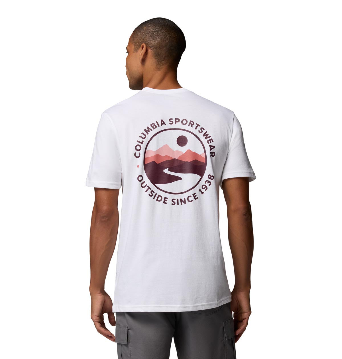 Remera Csc Outdoor Back  Blanco