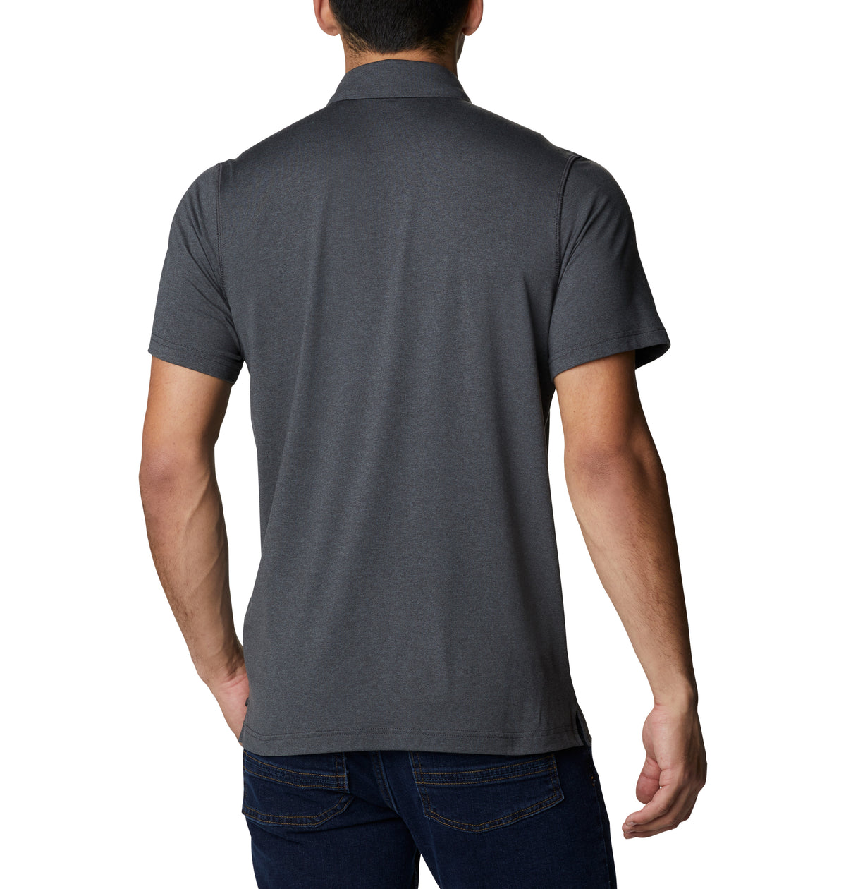 Polo Tech Trail Polo Omni-Shade Gris