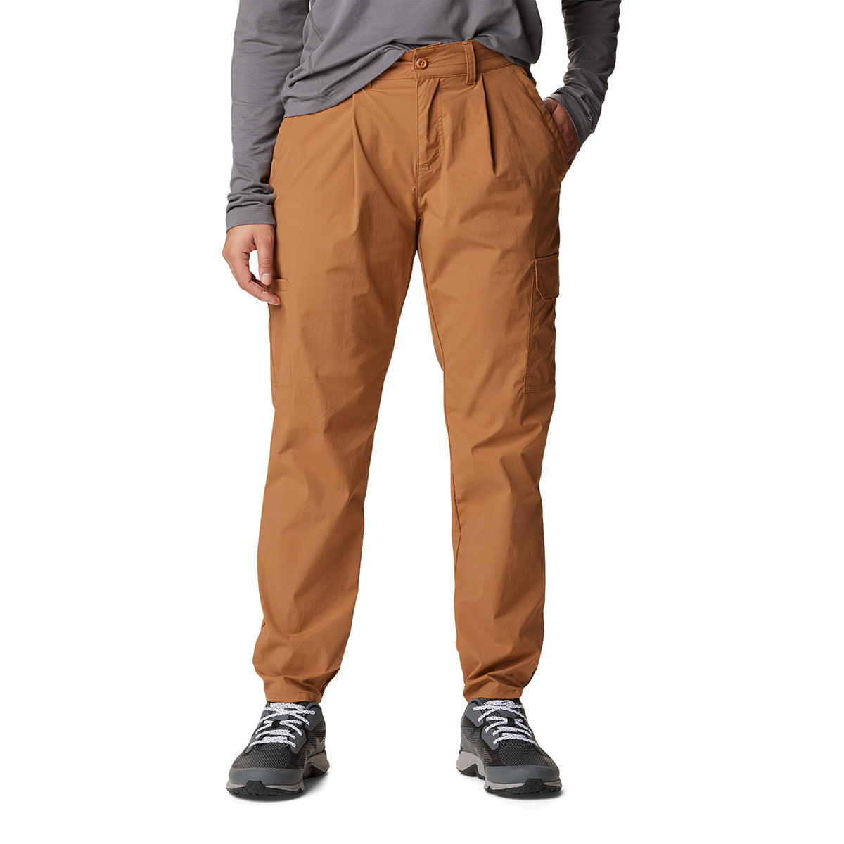 Pantalón Boundless Trek Pleat Trail Marrón