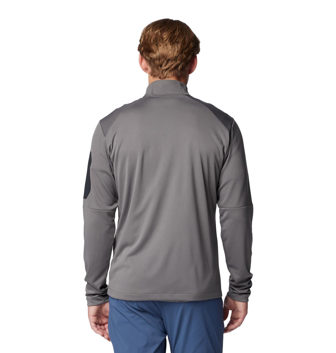 Polar Cmbia Tech Knit 1/4 Omni-Shade Gris