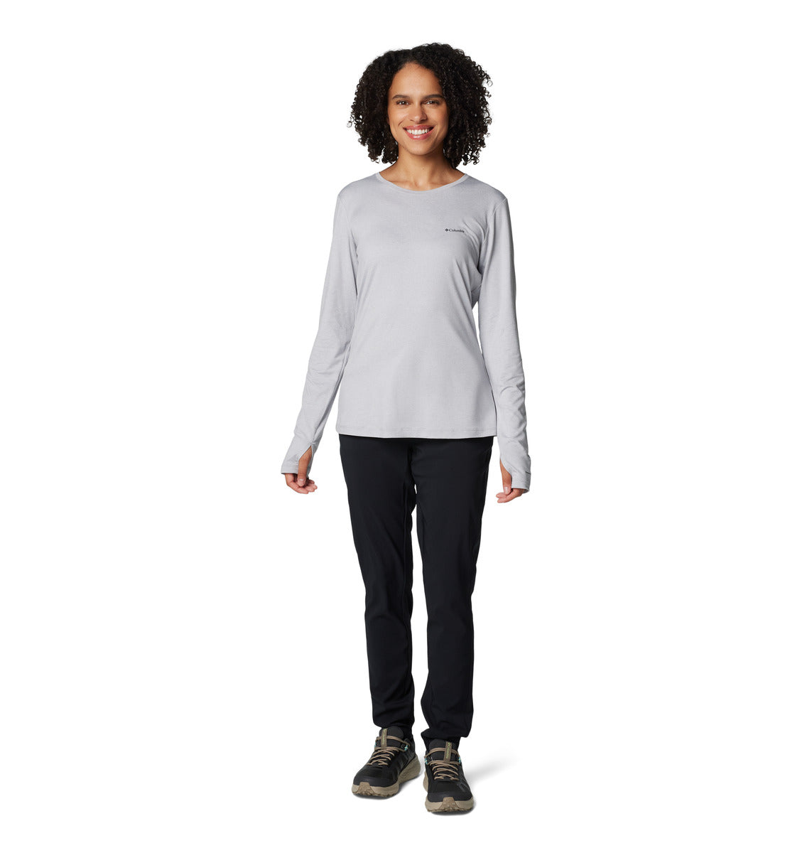 Remera Manga Larga Sloan Ridge Ls Shirt Omni-Wick Gris