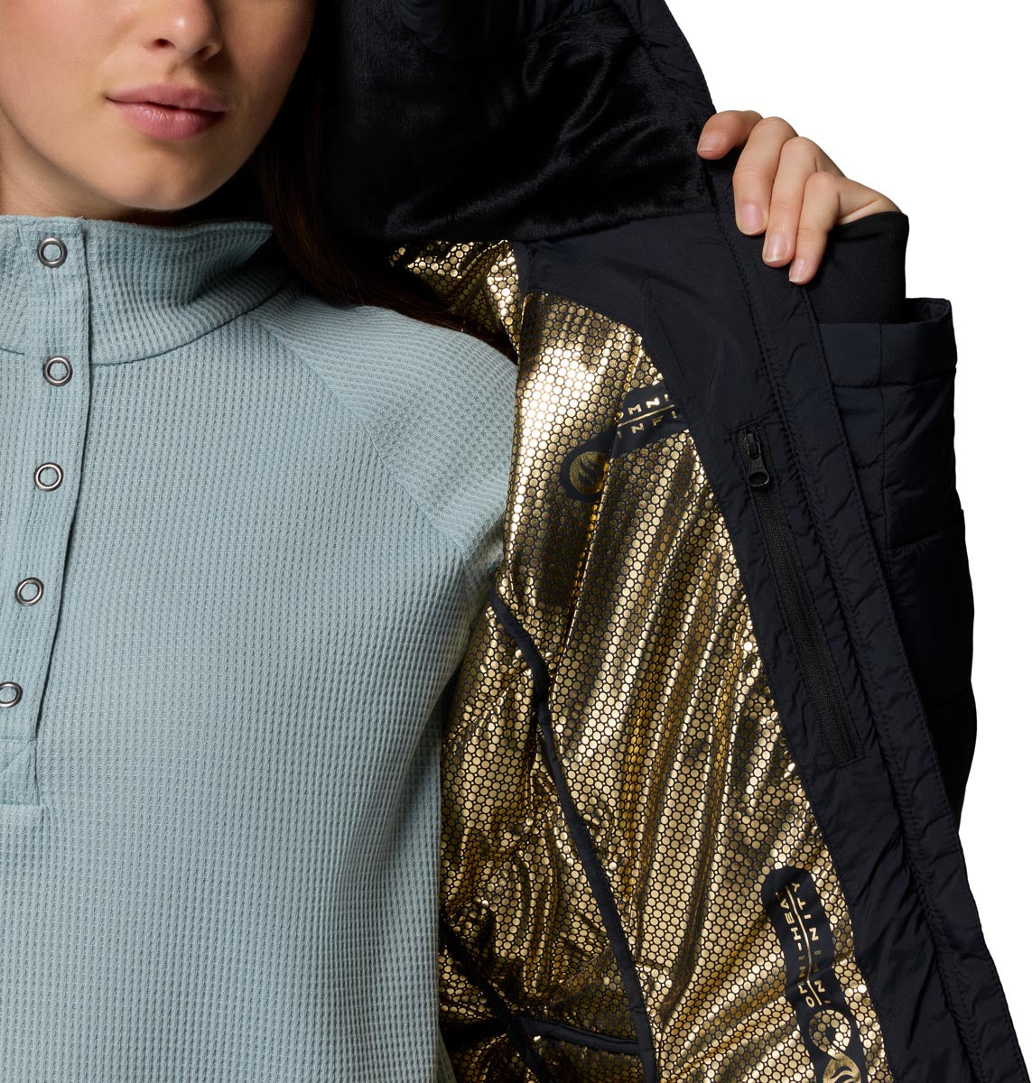 Campera Joy Peak Ii Mid Jkt Omni-Shield Negro