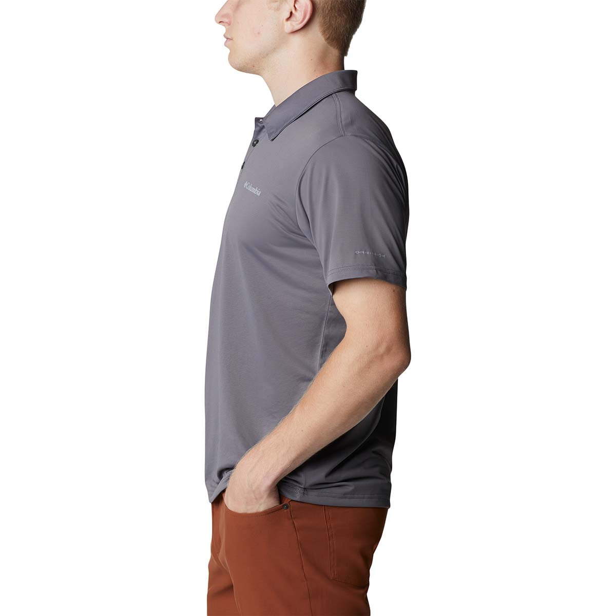 Polo Columbia Hike Polo Omni-Wick Gris