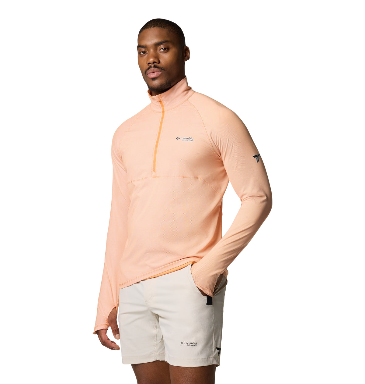 Buzo Summit Valley Half Z Omni-Freeze Naranja