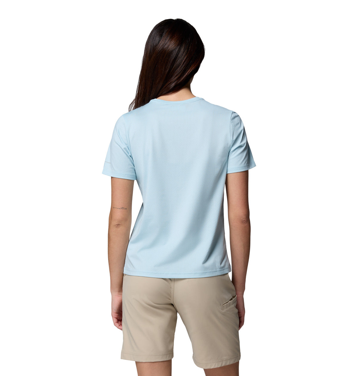 Remera Wild Springs Ss Omni-Freeze Azul