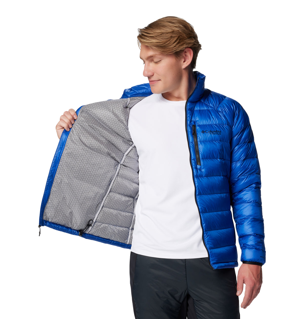 Campera Arctic Crest Down Trail Azul
