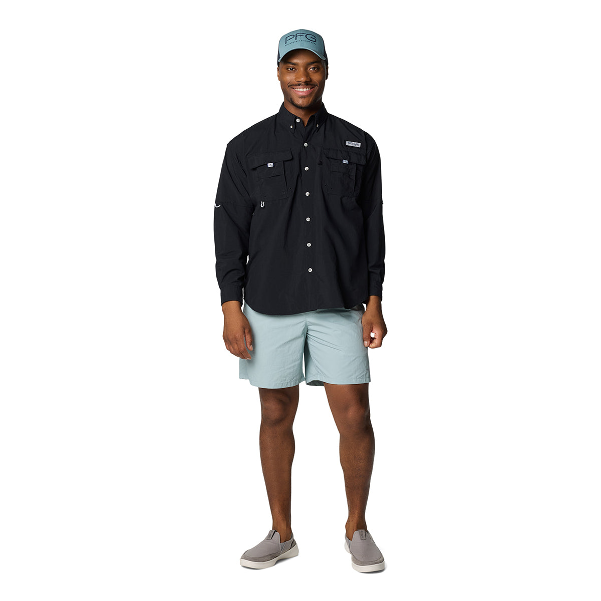Camisa Manga Larga Bahama Ii L/S Shirt Omni-Shade Negro