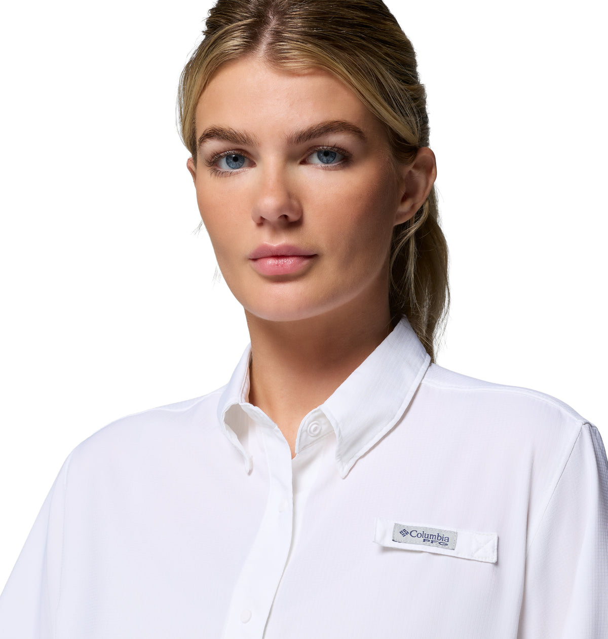 Camisa Manga Corta Tamiami Ii Ss Shirt Omni-Shade Blanco