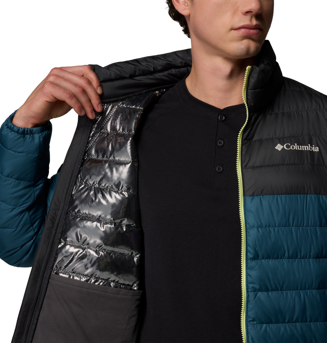 Campera Powder Lite Ii Jkt Omni-Heat Azul
