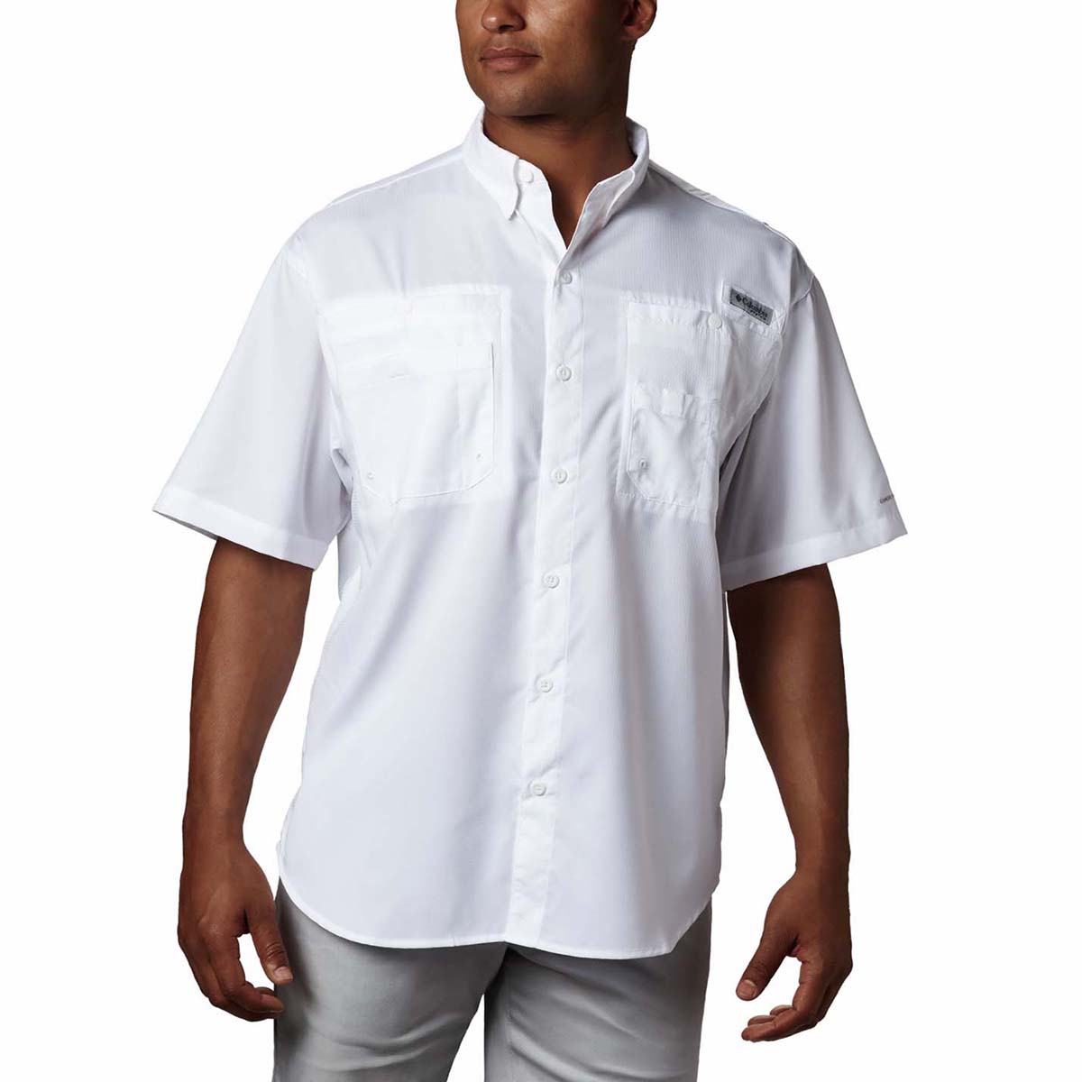 Camisa Manga Corta Tamiami Ii Ss S Omni-Shade Blanco