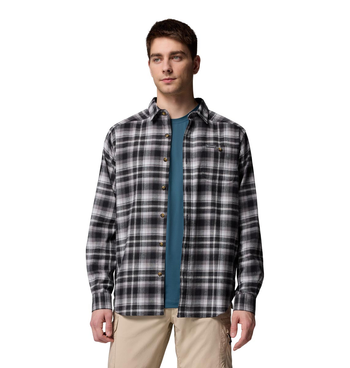 Camisa Manga Larga Cornell Woods  Negro