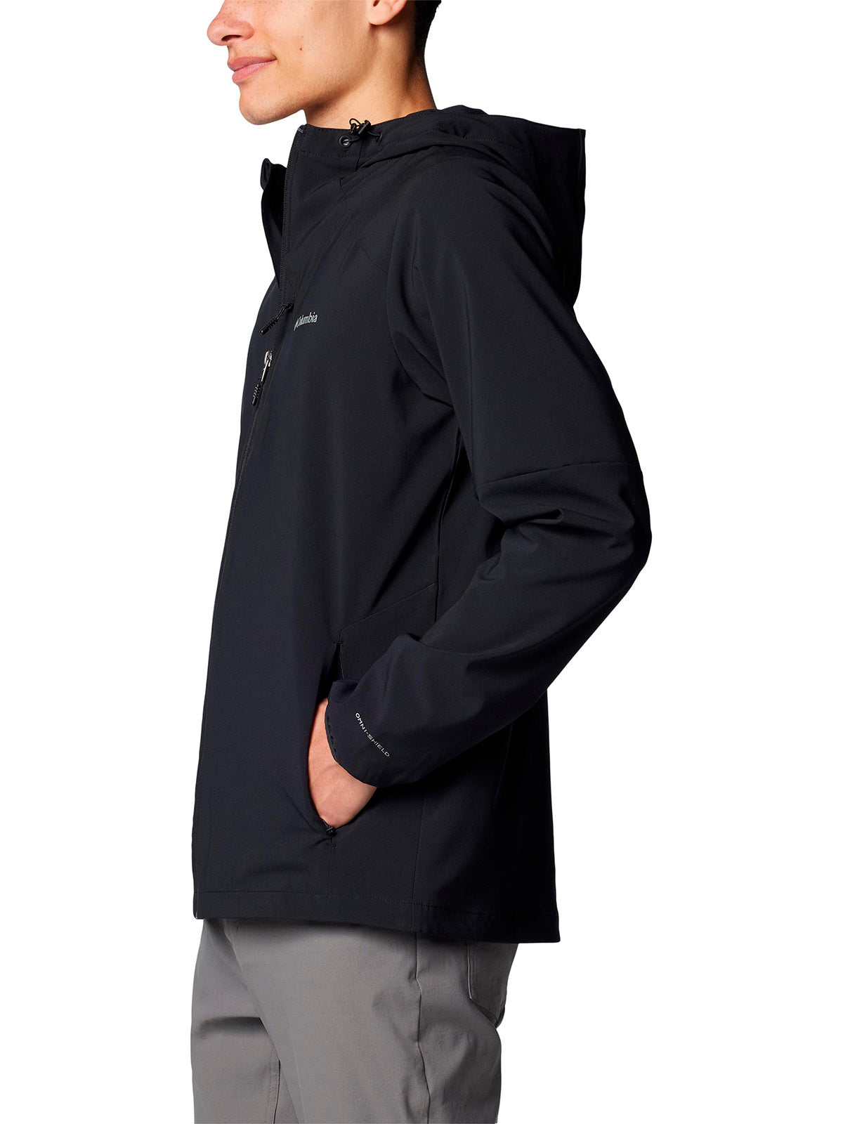 Buzo  Tech Softshe Hoodie Omni-Shield Negro