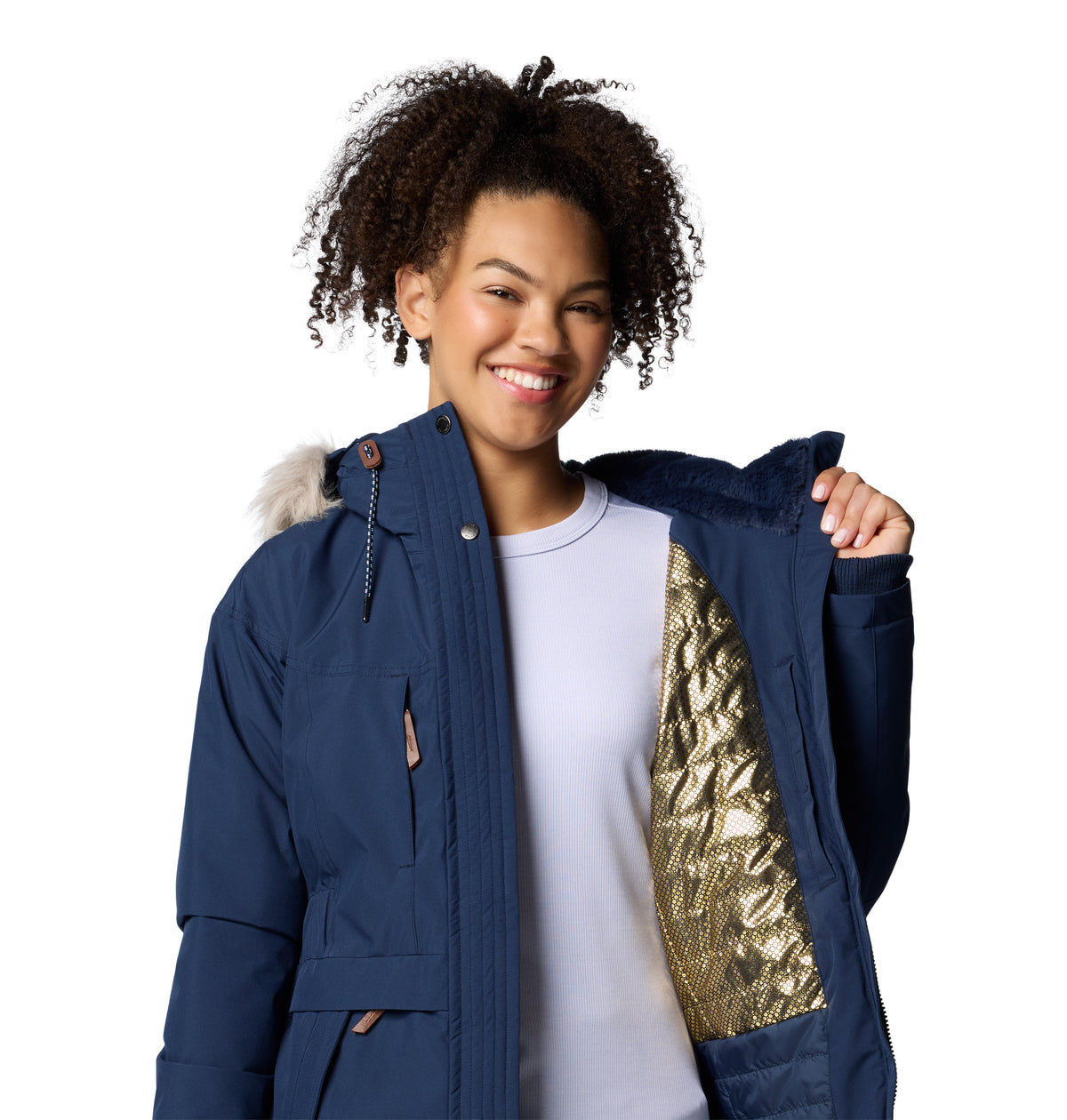 Campera Payton Pass Ii Omni-Tech Azul Marino