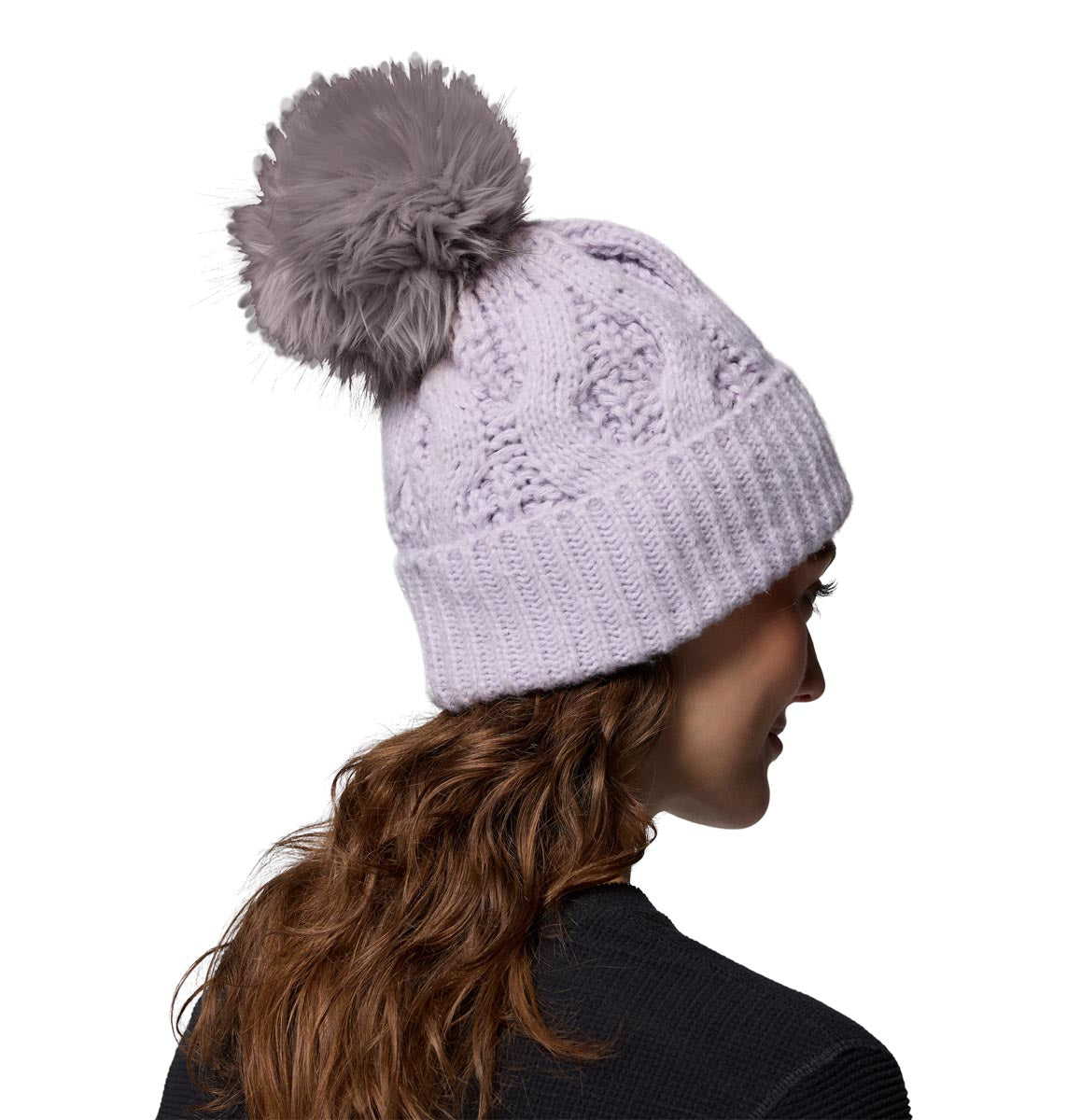 Gorro Boundless Days Cable  Lila