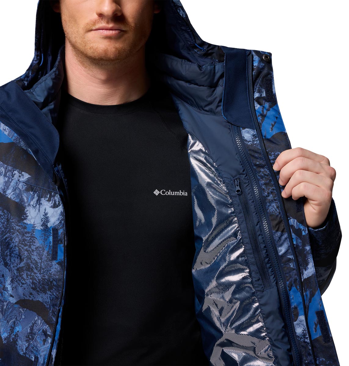Campera Whirlibird V Printed Omni-Tech Azul