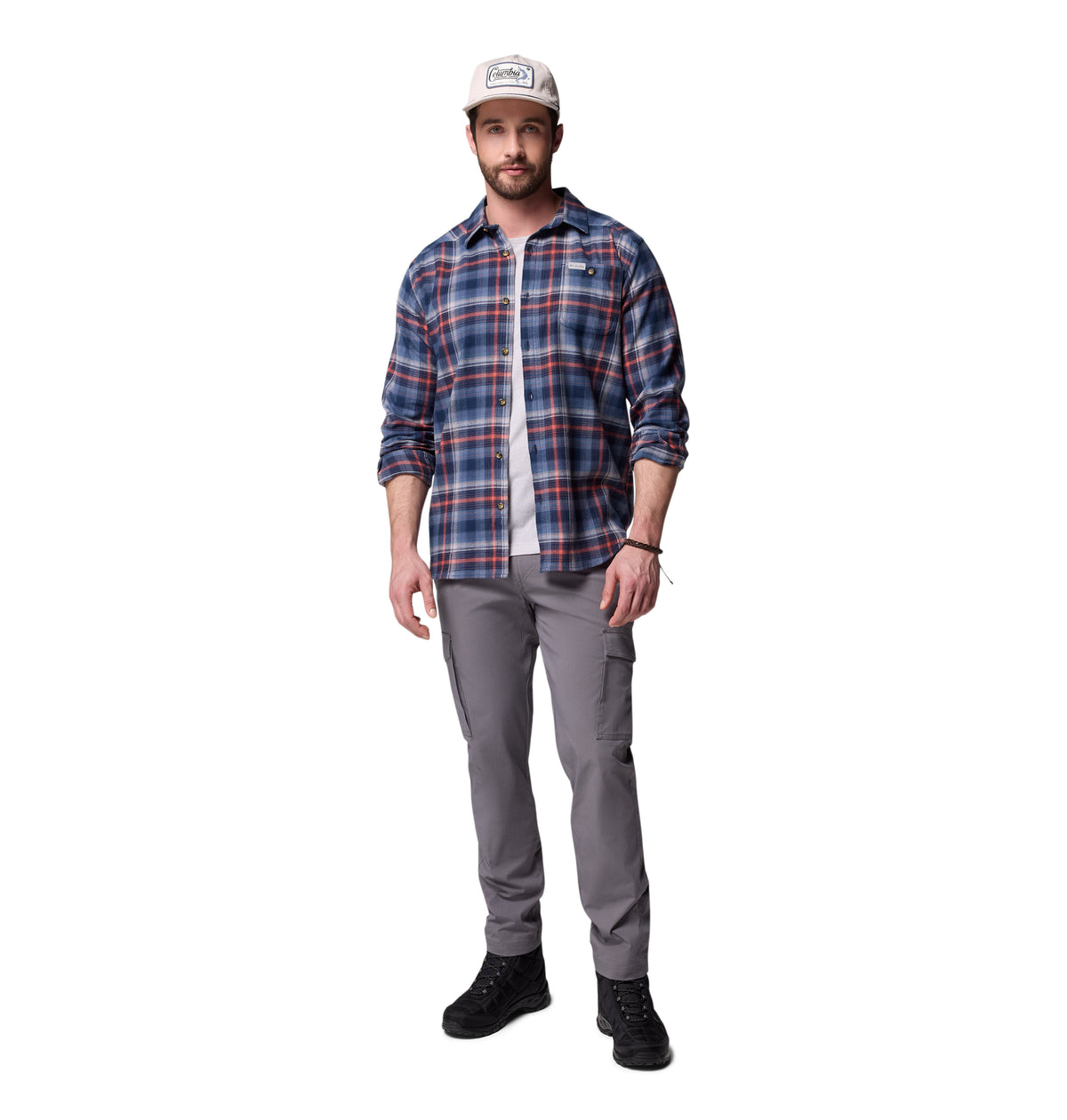 Camisa Manga Larga Cornell Woods  Azul Marino