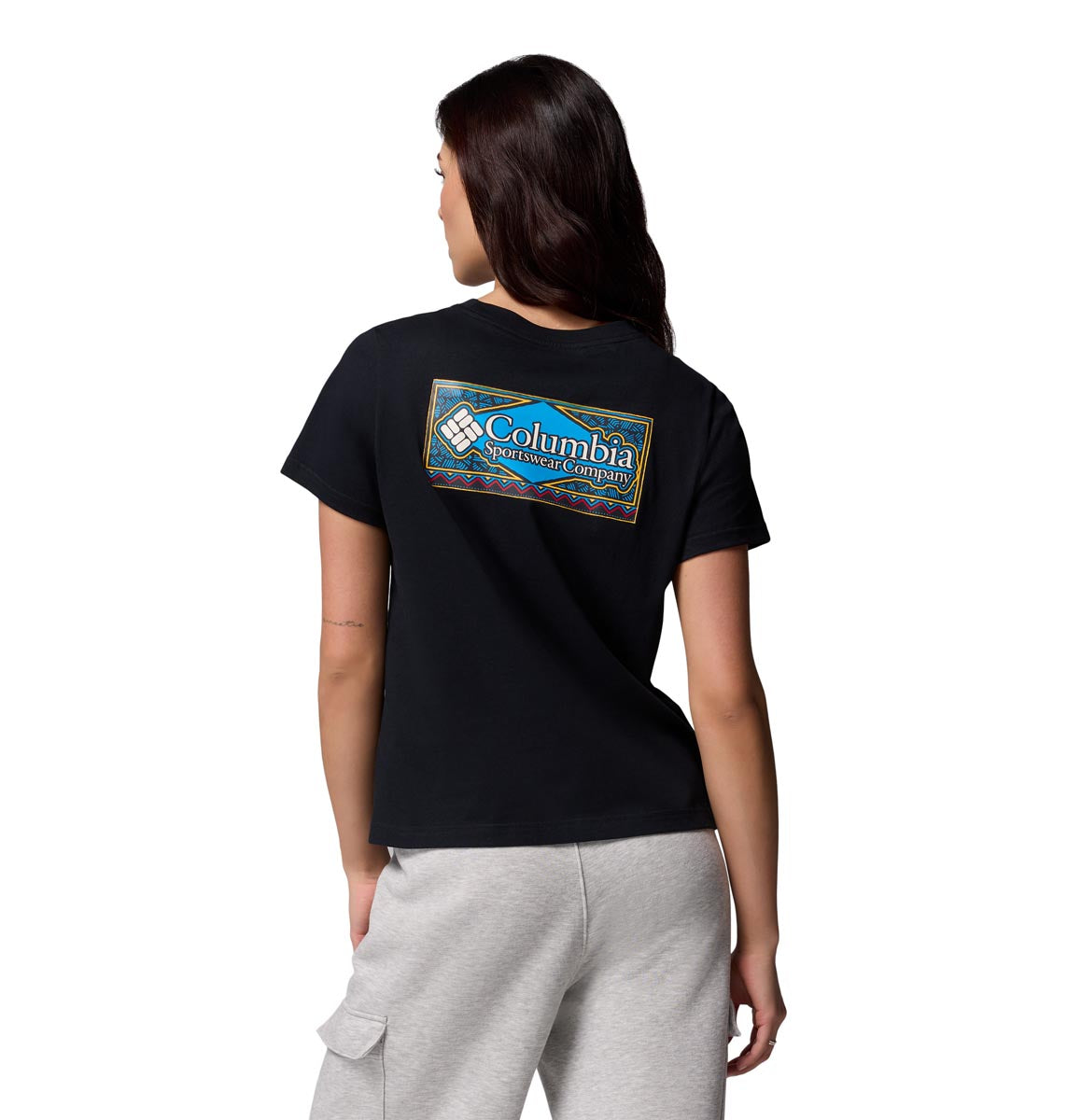 Remera Rolling Bend Graphic  Negro