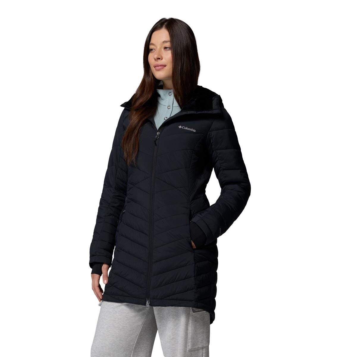 Campera Joy Peak Ii Mid Jkt Omni-Shield Negro