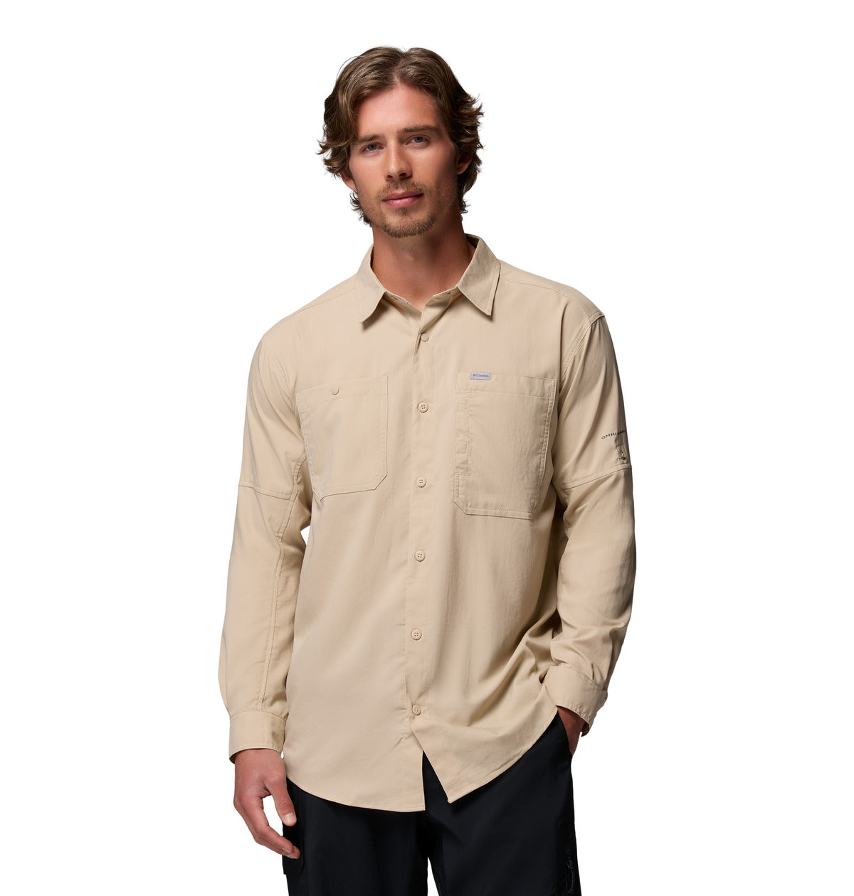 Remera Silver Ridge Utility Omni-Shade Beige