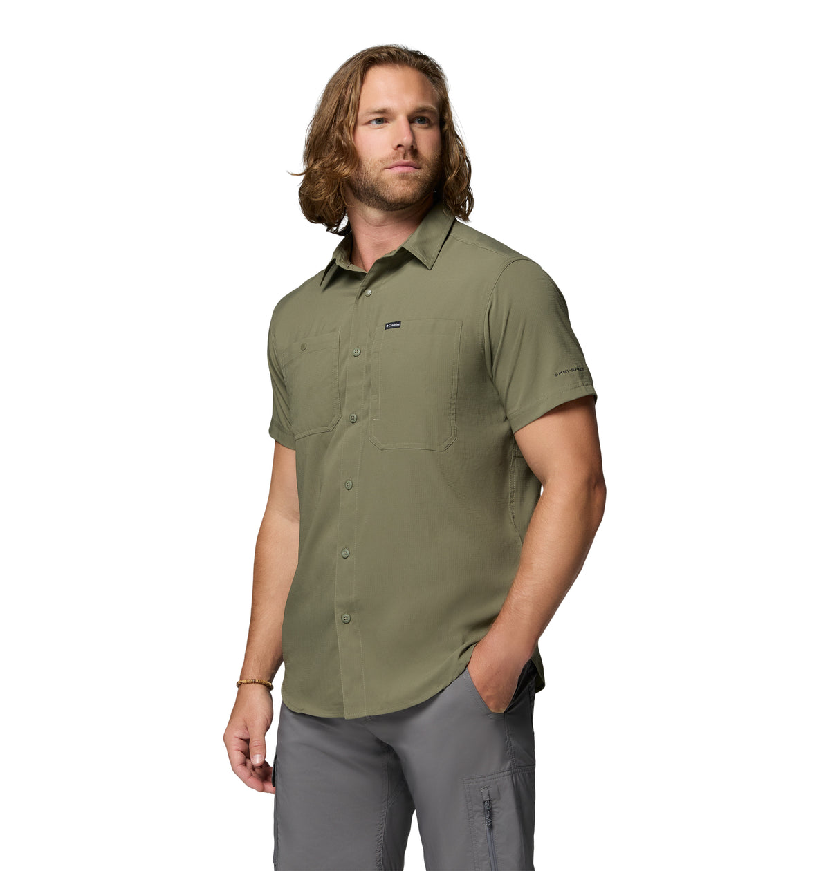 Camisa Manga Corta Silver Ridge Utility Omni-Shade Verde