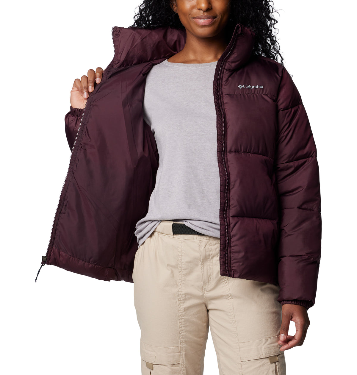Campera Puffect Ii Full Zip Omni-Shield Azul