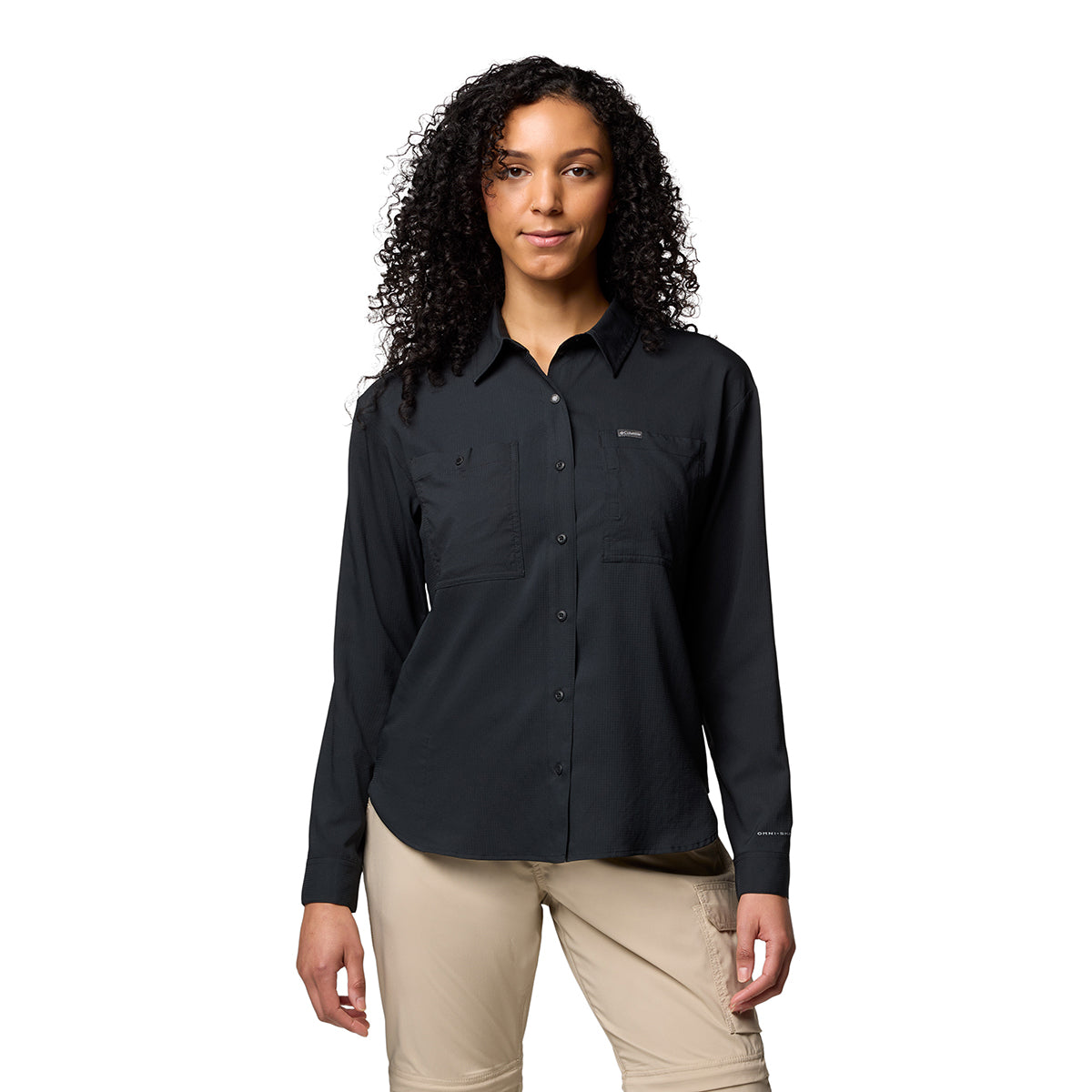 Camisa Silver Ridge Utility Omni-Shade Negro