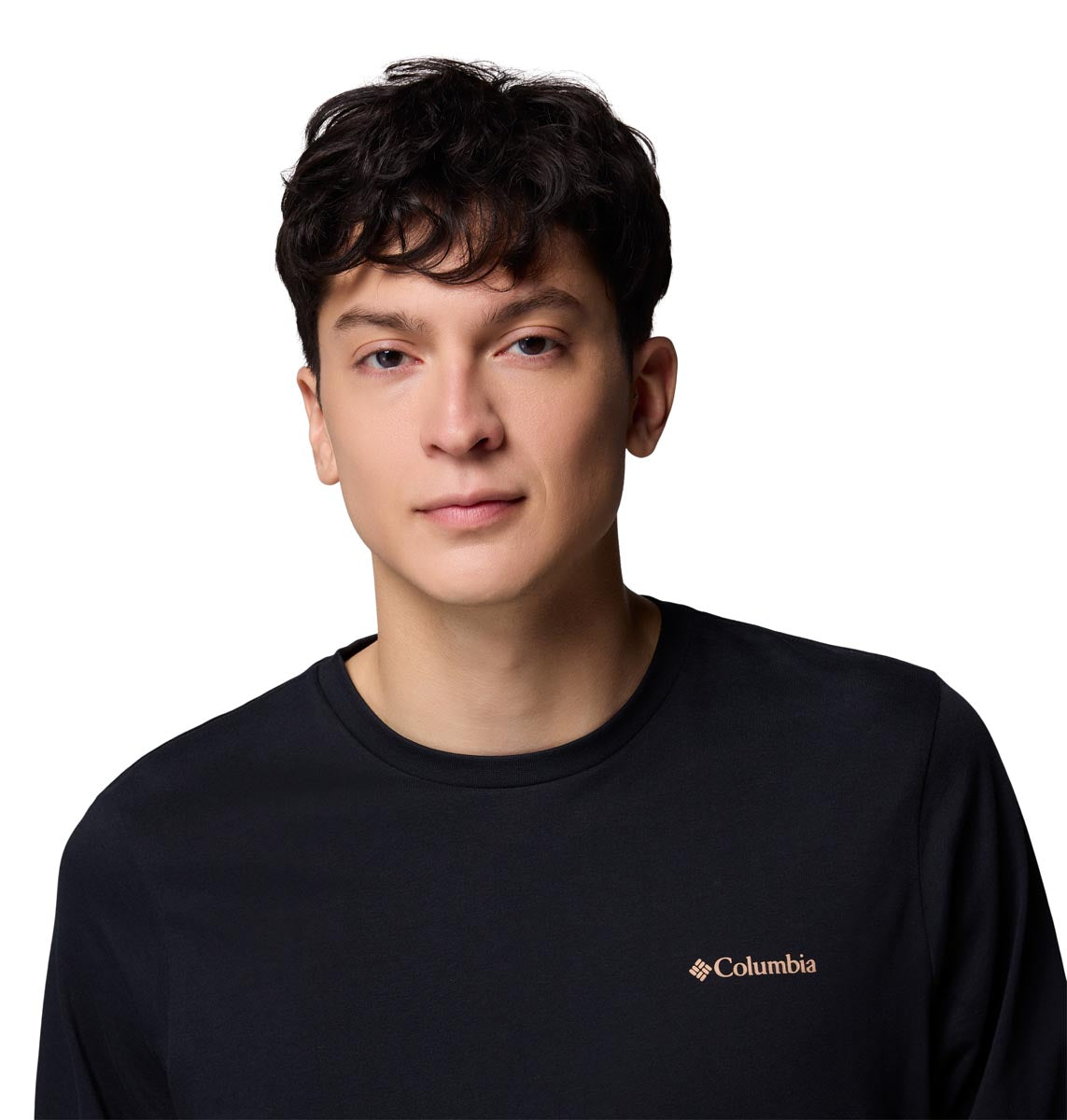 Remera Manga Larga Csc Seasonal Logo Ls  Negro