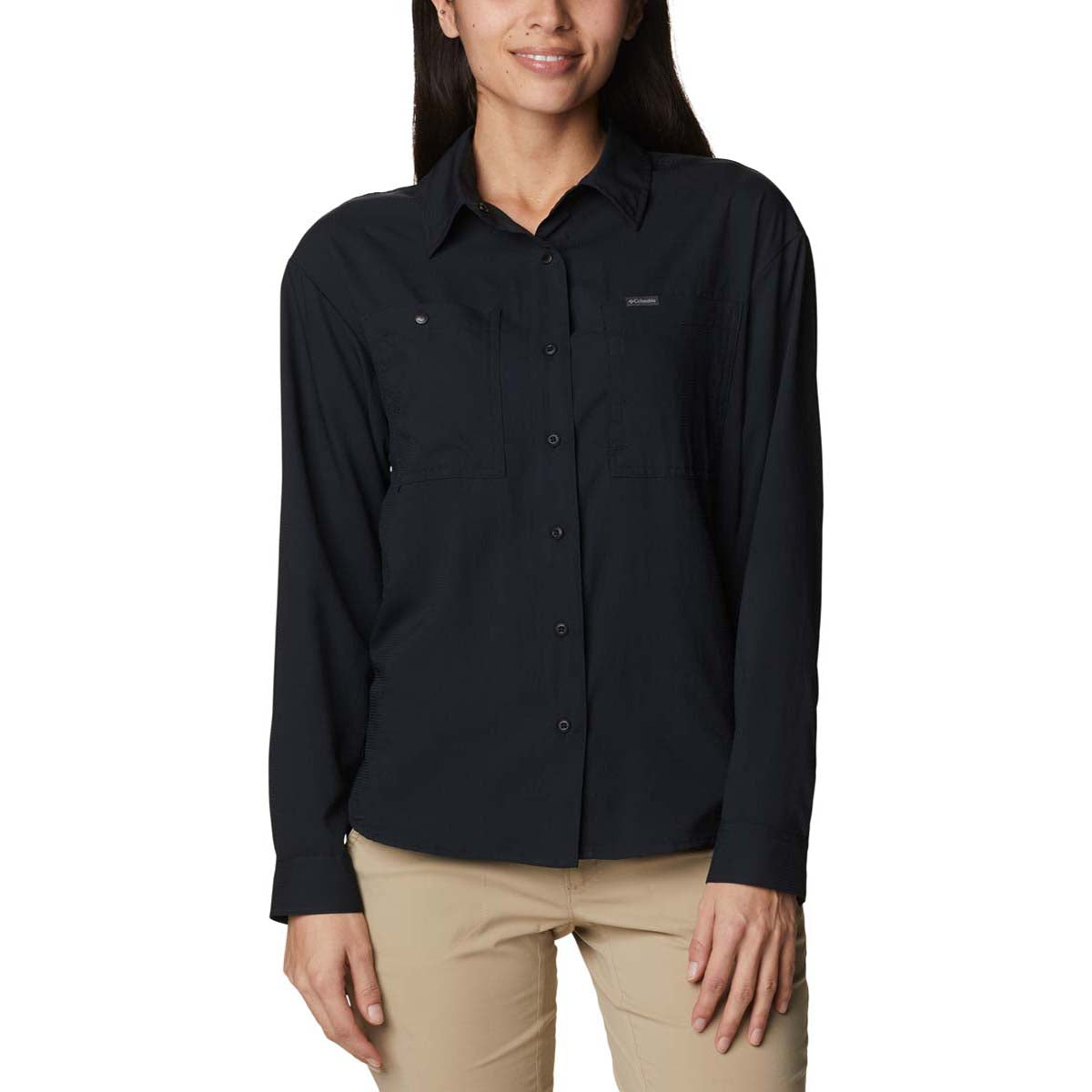 Camisa Manga Larga Silver Ridge Utility  Negro