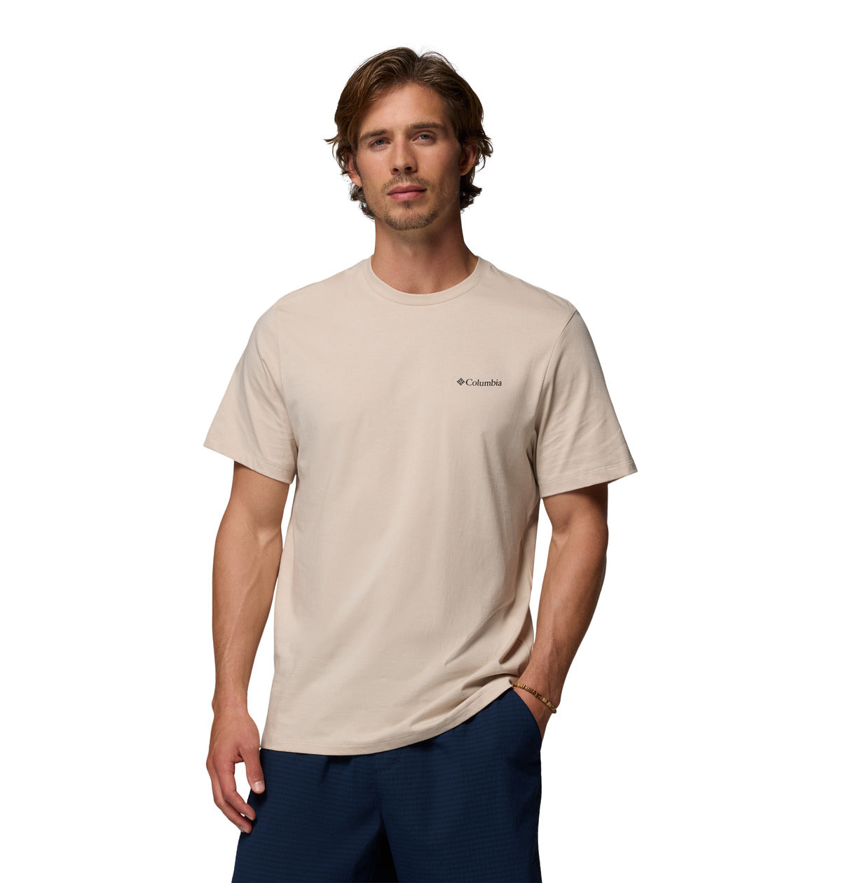 Remera Csc Logo Back Tee  Gris