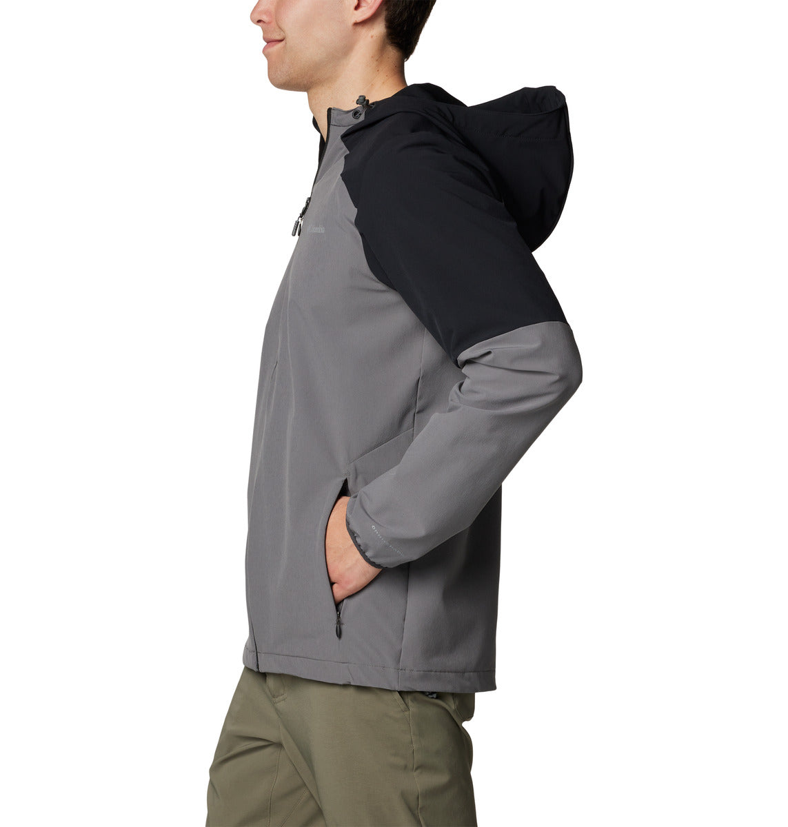 Camisa Tech Softshe Hoodie Omni-Shield Gris