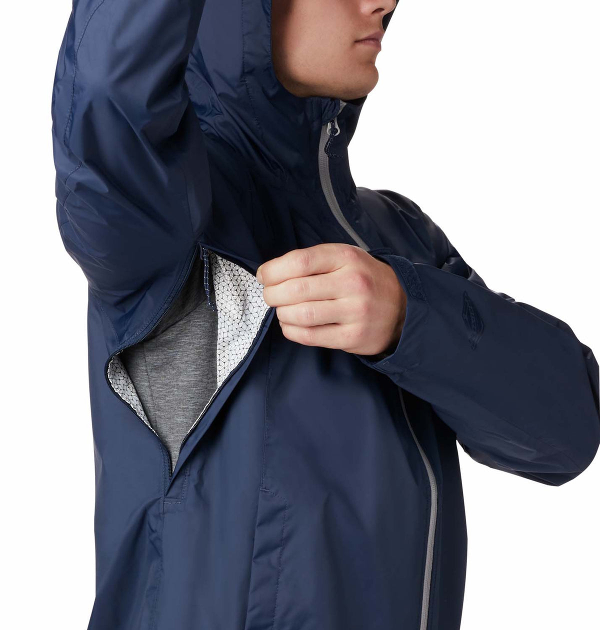 Impermeable Evapouration Jacket Trail Azul Marino