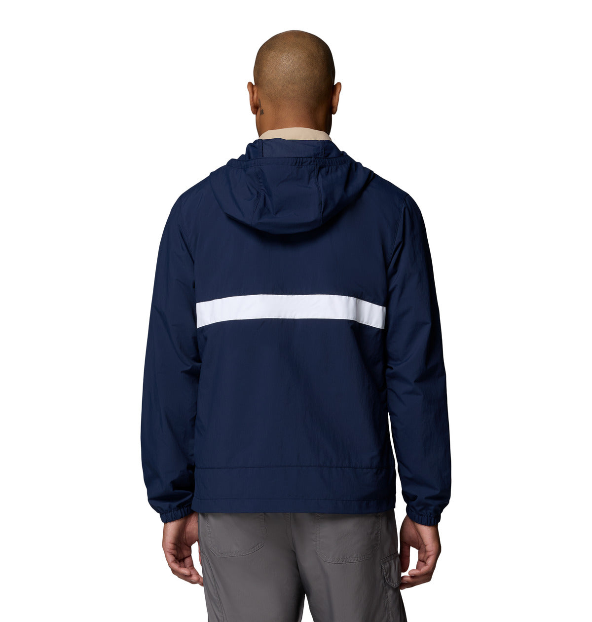 Cortaviento Spire Valley Hooded Omni-Shade Azul Marino
