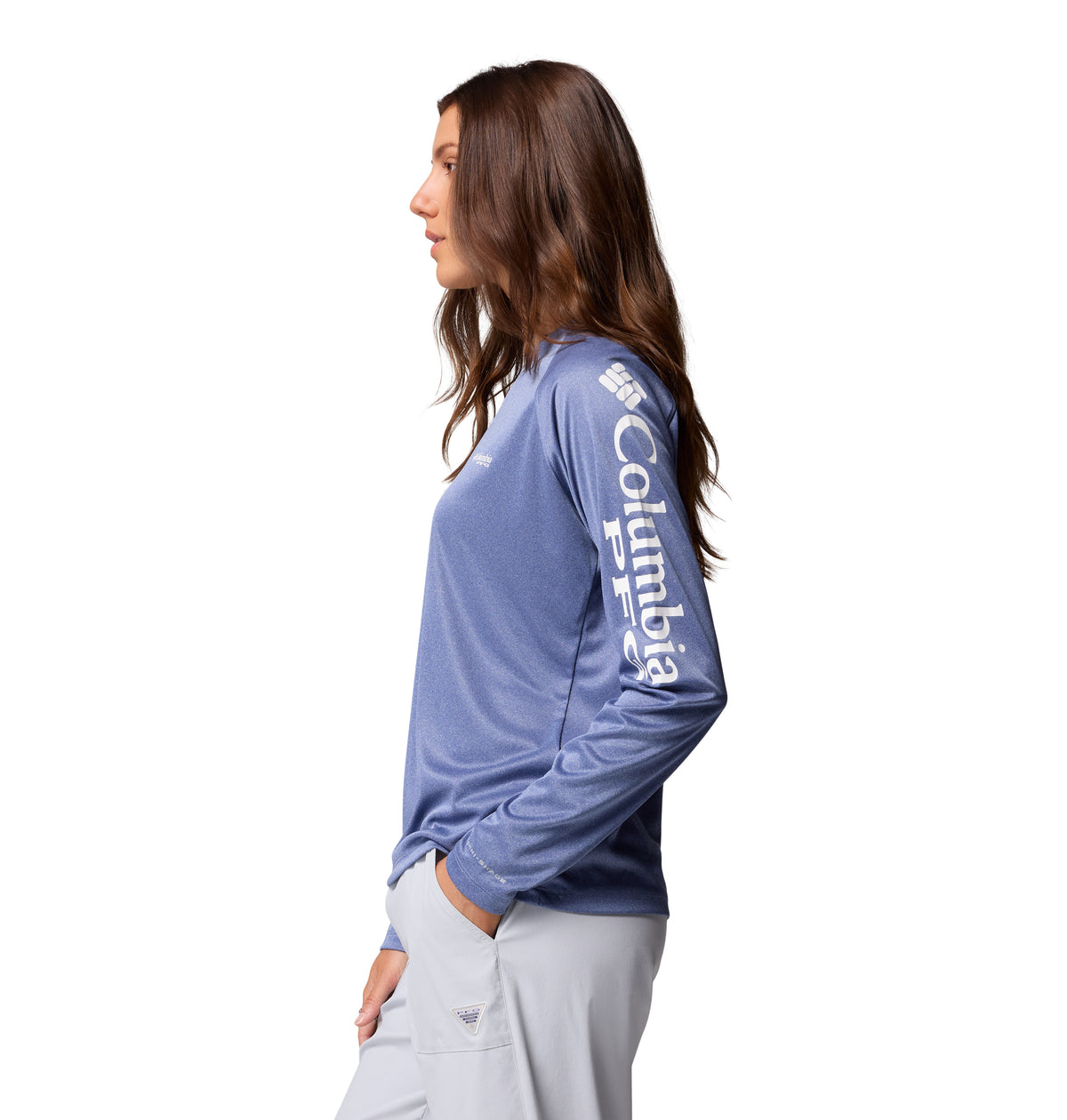 Remera Manga Larga Tidal Tee Ii Long Sl Omni-Wick Azul