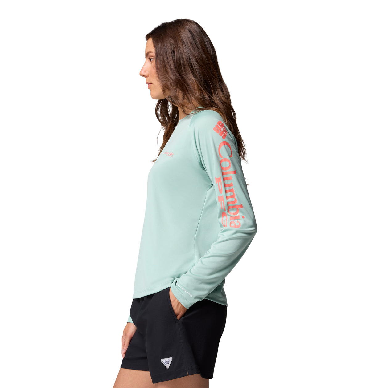 Remera Manga Larga Tidal Tee Ii Long Sl Omni-Wick Verde