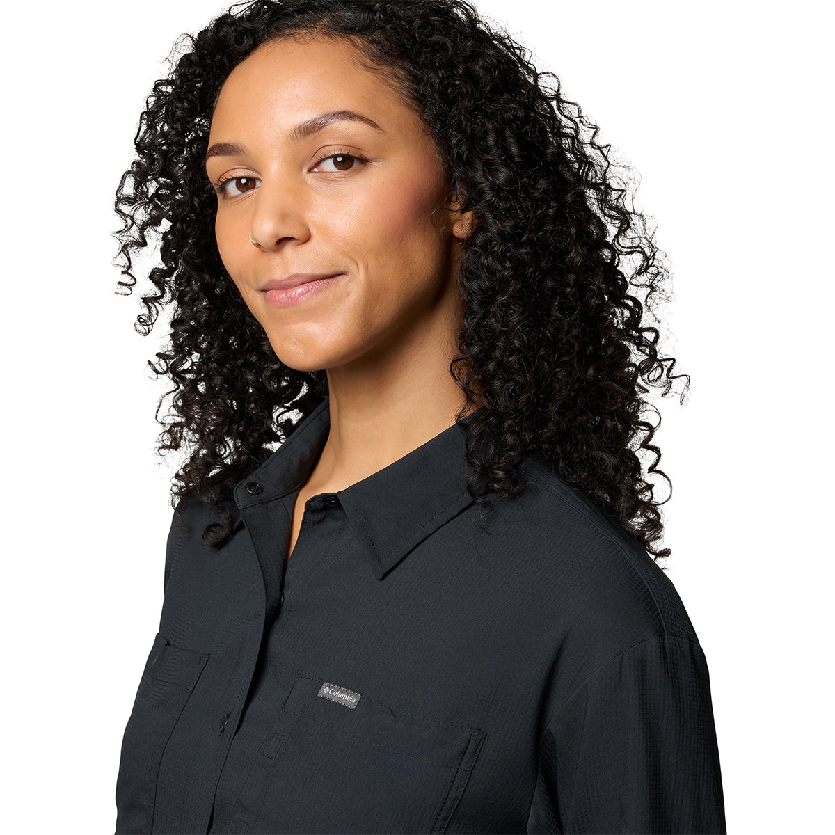 Camisa Silver Ridge Utility Omni-Shade Negro
