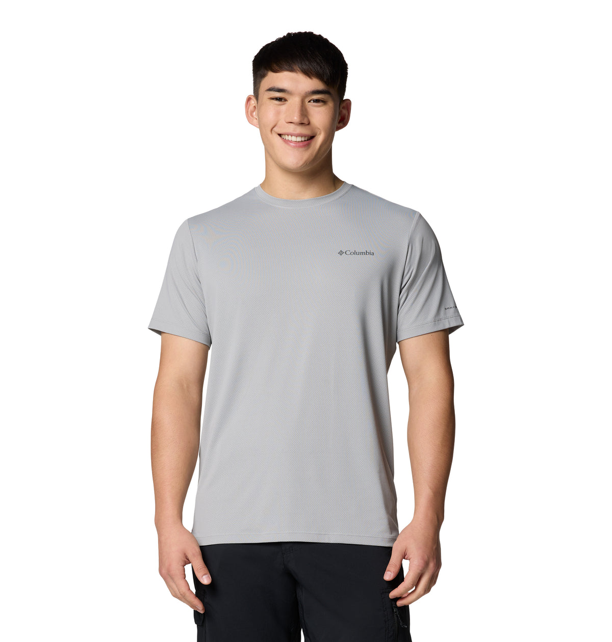 Remera Tech Trail Utility Omni-Shade Gris
